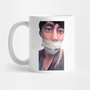 masked guy Mug